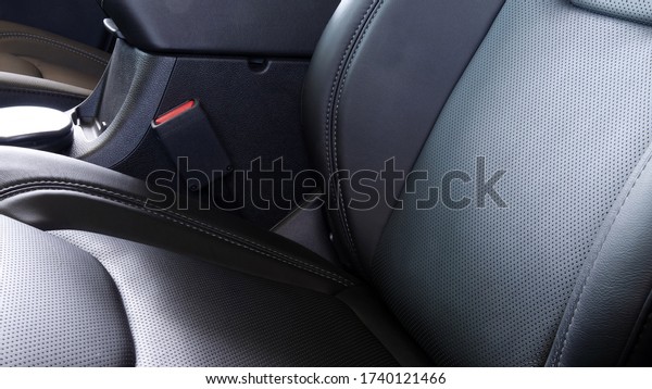 Modern car\
rear seats gray textile modern\
interior