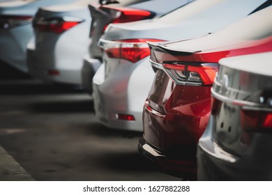 Modern cars are in the studio room. - Shutterstock ID 1627882288