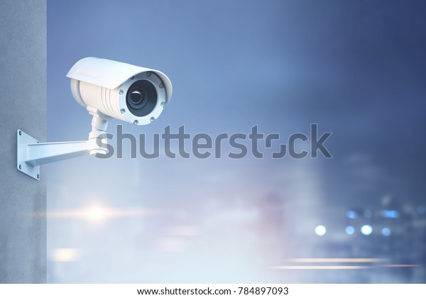 surveillance camera blurry at night