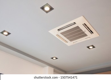 Cassette Air Conditioner Temaju Kepek Stockfotok Es