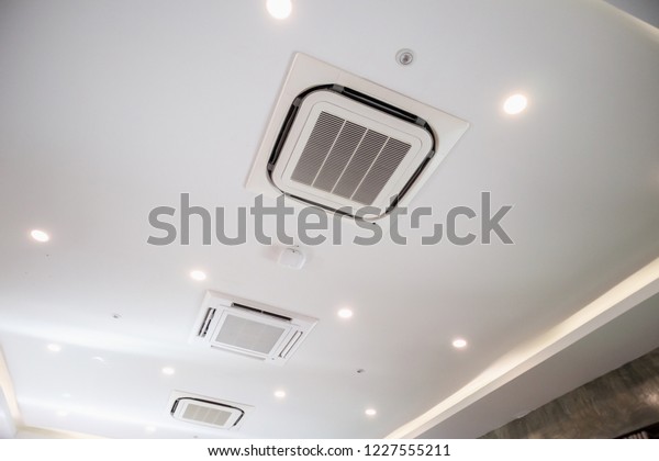 Modern Ceiling Mounted Cassette Type Air Stock Photo Edit Now