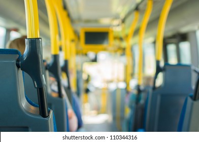 Modern City Bus Interior