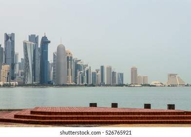 Modern city in Doha