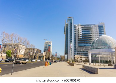 The Modern City Hall Building Of San José, Silicon Valley, California