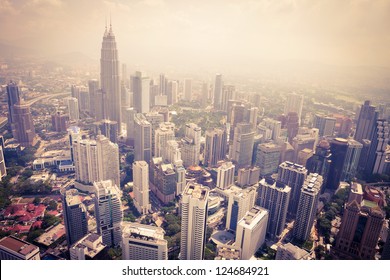 modern city in Kuala Lumpur - Shutterstock ID 124684921