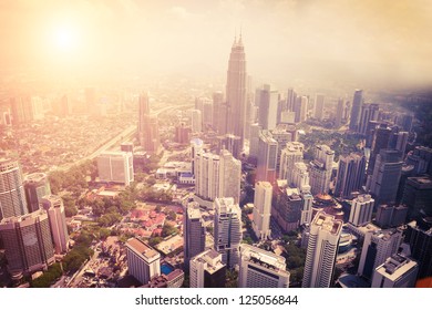 modern city in Kuala Lumpur - Shutterstock ID 125056844