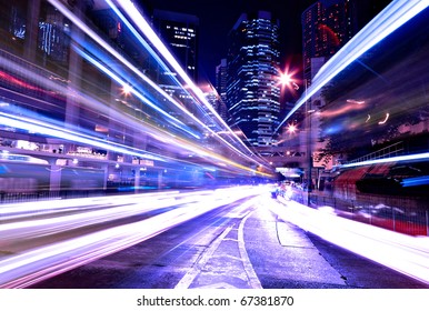 modern city at night - Powered by Shutterstock