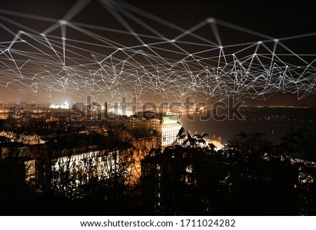 Similar – Foto Bild Nachtmalerei der Donau in Budapest