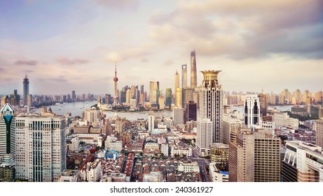 modern city skyline,traffic and cityscape in Shanghai,China - Powered by Shutterstock