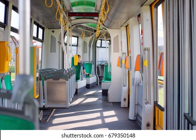 Modern City Tram Interior