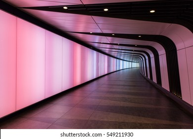 Modern City Tunnel In London