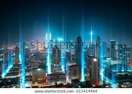 Similar – Frankfurter Skyline