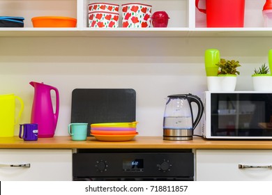 Modern Colorful Kitchen Interior