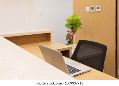 Modern Company Reception Desk