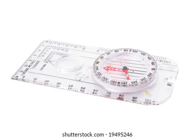 Modern Compass Scales Rules Isolated On Stock Photo (Edit Now) 18130399