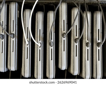 Modern computer centre background texture pattern grey 