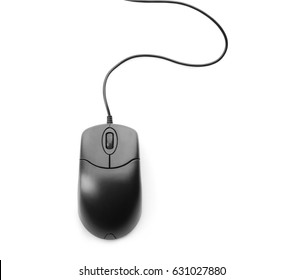 Modern Computer Mouse On White Background