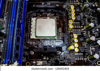 Modern Computer Technology Cpu Chips Transistors Stock Photo 130492403 Modern Computer Technology Cpu Chips Transistors Stock Photo 130492403