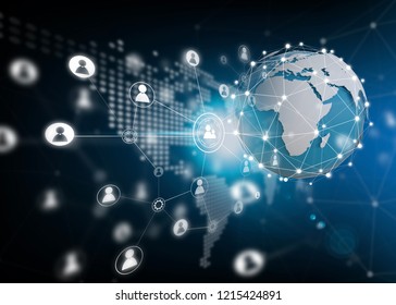 Modern connection technologies background,Concept of partnership and teamwork . Mixed media - Powered by Shutterstock - Get 15% off with code: PIKWIZARD15