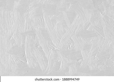 Modern contemporary acrylic background. Black and white paint texture made with a brush. Abstract painting on paper. Mess on the canvas. Clay paint. - Shutterstock ID 1888994749