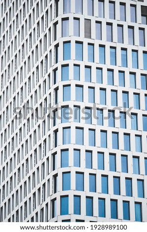 Similar – Image, Stock Photo Exterior of the high-rise building