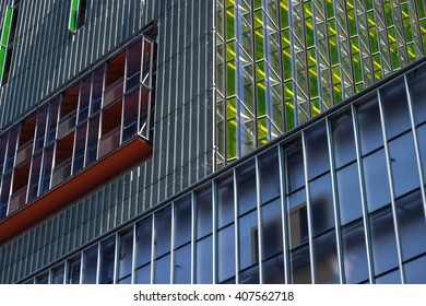 Modern Contemporary Steel And Glass Wall - Palais Des Congres De Montreal