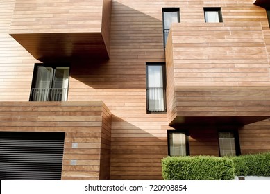  Modern contemporary wood sided building