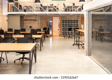 Modern And Cozy Interior Of The Coworking Space