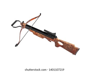 Modern Crossbow Isolate On White Background