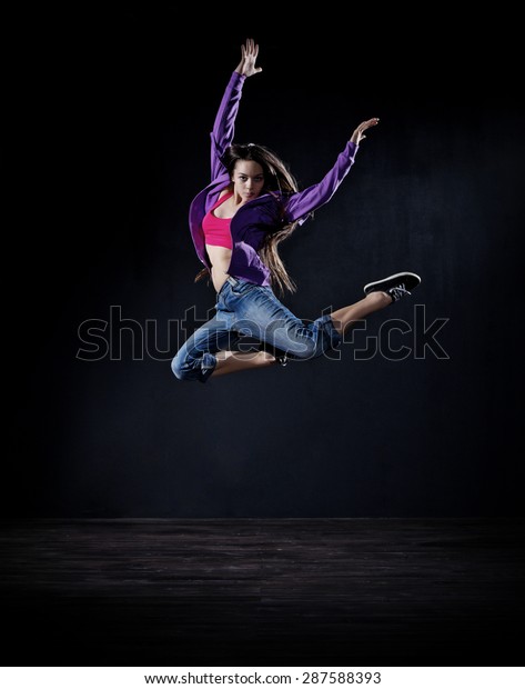 Modern Dancer Girl Dark Version Stock Photo 287588393 | Shutterstock