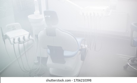 Modern Dentistry Office In White Clinic