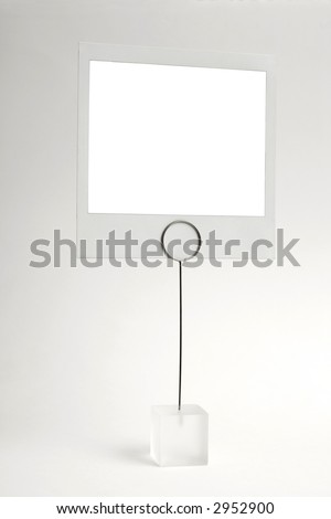 modern design blank photo frame clip