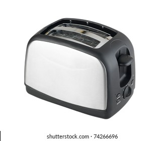 Modern design of bread toaster for your modern kitchen the image isolated on white - Powered by Shutterstock