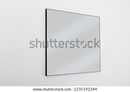 modern design minimalist black frame mirror