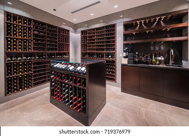 A Modern Design Wine Cellar