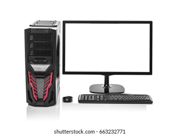 Modern desktop computer.