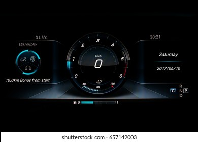 Modern Digital Car Dashboard