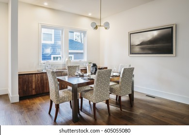 Modern Dining Room, Seating For Six