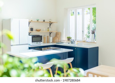 Modern Dinning Kitchen. Room Interior.