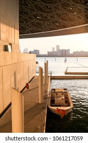 Modern Dock In Abu Dhabi Inside Lourve Museum 