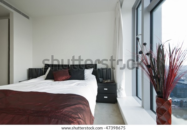 Modern Double Bedroom Built Wardrobe Floor Stock Photo Edit Now