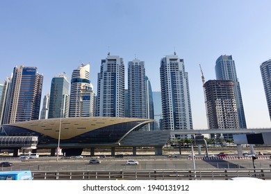 Modern Dubai Metro Station rta.ae 2020      