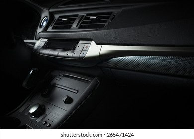 Modern Electric Car Interior