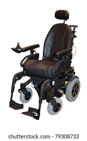 A Modern Electric Motorised Disability Wheelchair.