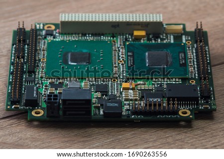 Modern electronic rugged embedded CPU board