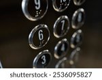 A Modern Elevator Control Panel featuring Floor Buttons for convenient access and aesthetics