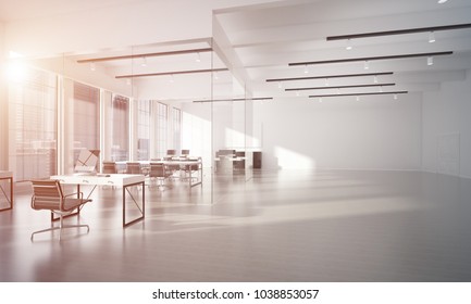 Interior Of A Workplace Open Ceiling Images Stock Photos