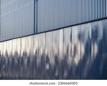 Modern factory facade made of metal - Shutterstock ID 2306660303