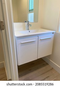 Modern Floating Vanity With Faucet