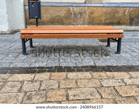 Modern furniture wooden natural bench